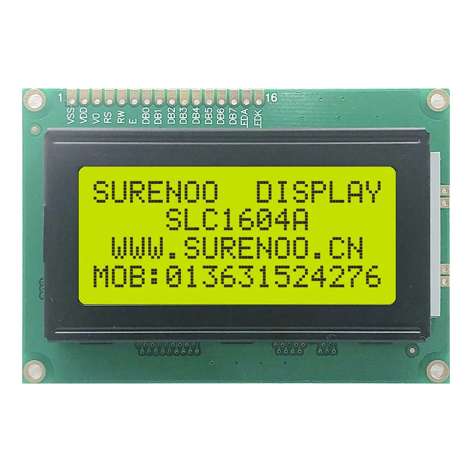 Yellow Color ЖК-дисплей 2USB USB 164 16X4 1604 персональный модуль lcd Экран дисплея Панель справочная информация: подходит ЖК-дисплей Smartie& AIDA64 для DIY(сделай сам - Цвет: Yellow Color
