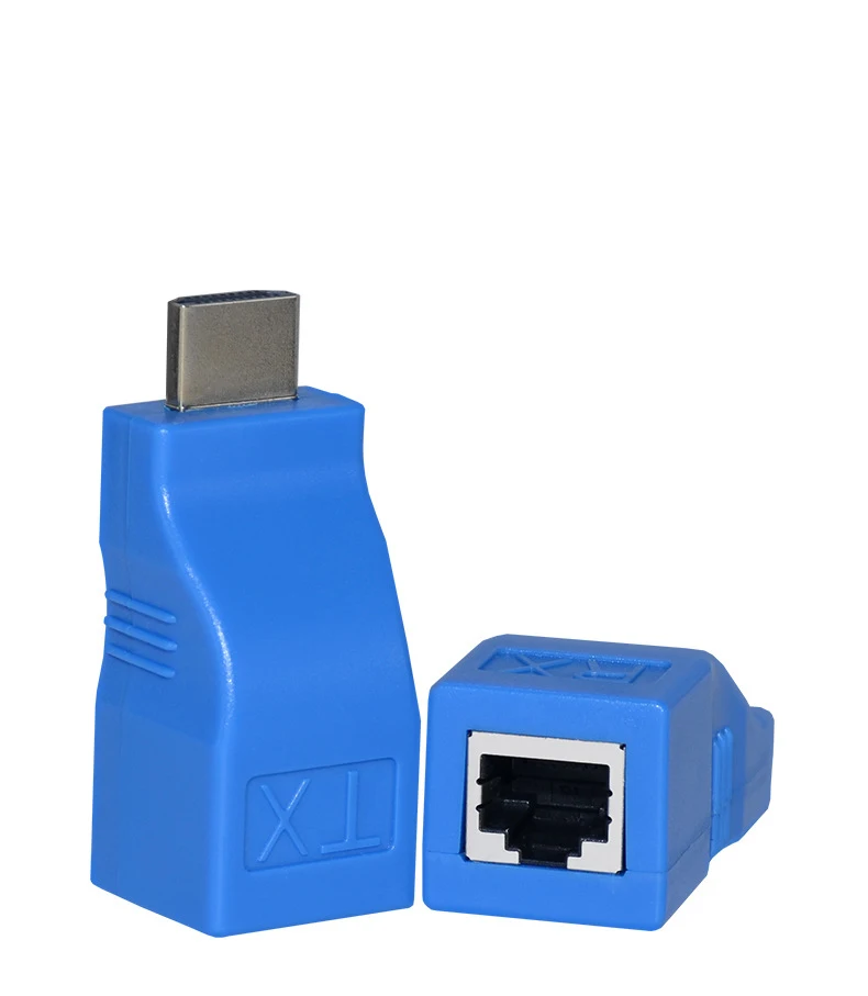 1 пара мини портов RJ45 4K HDMI совместимый удлинитель до 30 м по CAT 5e / 6 UTP LAN Ethernet кабель