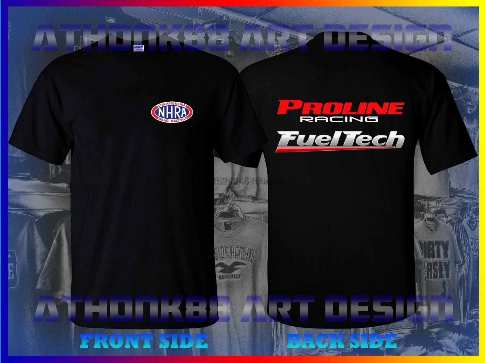 

NHRA T-SHIRT NHRA PRO LINE RACING FUEL TECH T-SHIRT