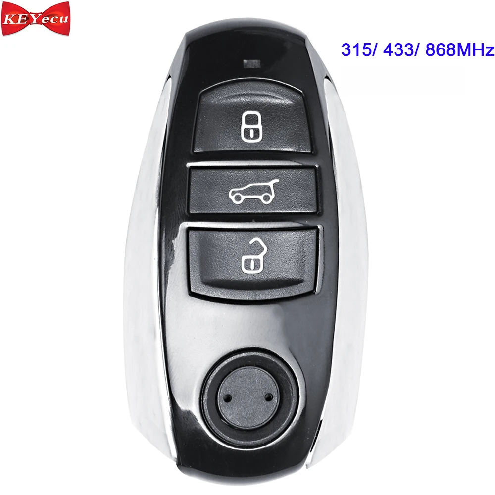 KEYECU для Фольксваген Touareg 2009 2010 2011 2012 2013 2014 2015 2016 2017 2018 дистанционного брелок 315/ 433/