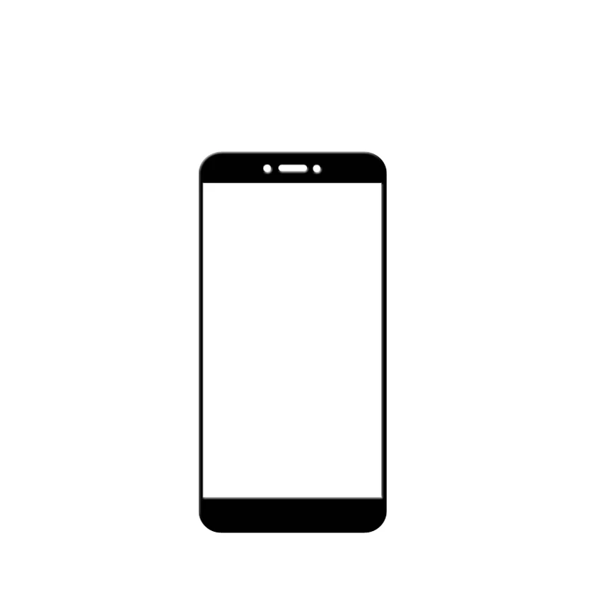 Черный 2 шт закаленное стекло для Xiaomi Redmi 4X полное покрытие 2.5D защита экрана защитное закаленное стекло для Xiaomi Redmi 4X - Цвет: Черный
