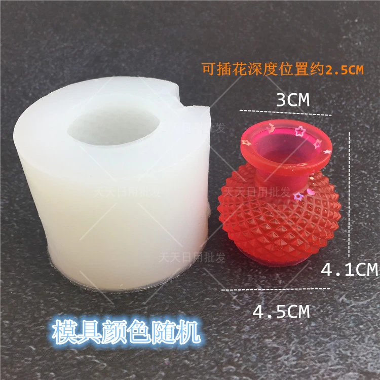 1 шт. 3D трафареты в форме цветочной бутылки для помадки торта шоколадной вазы