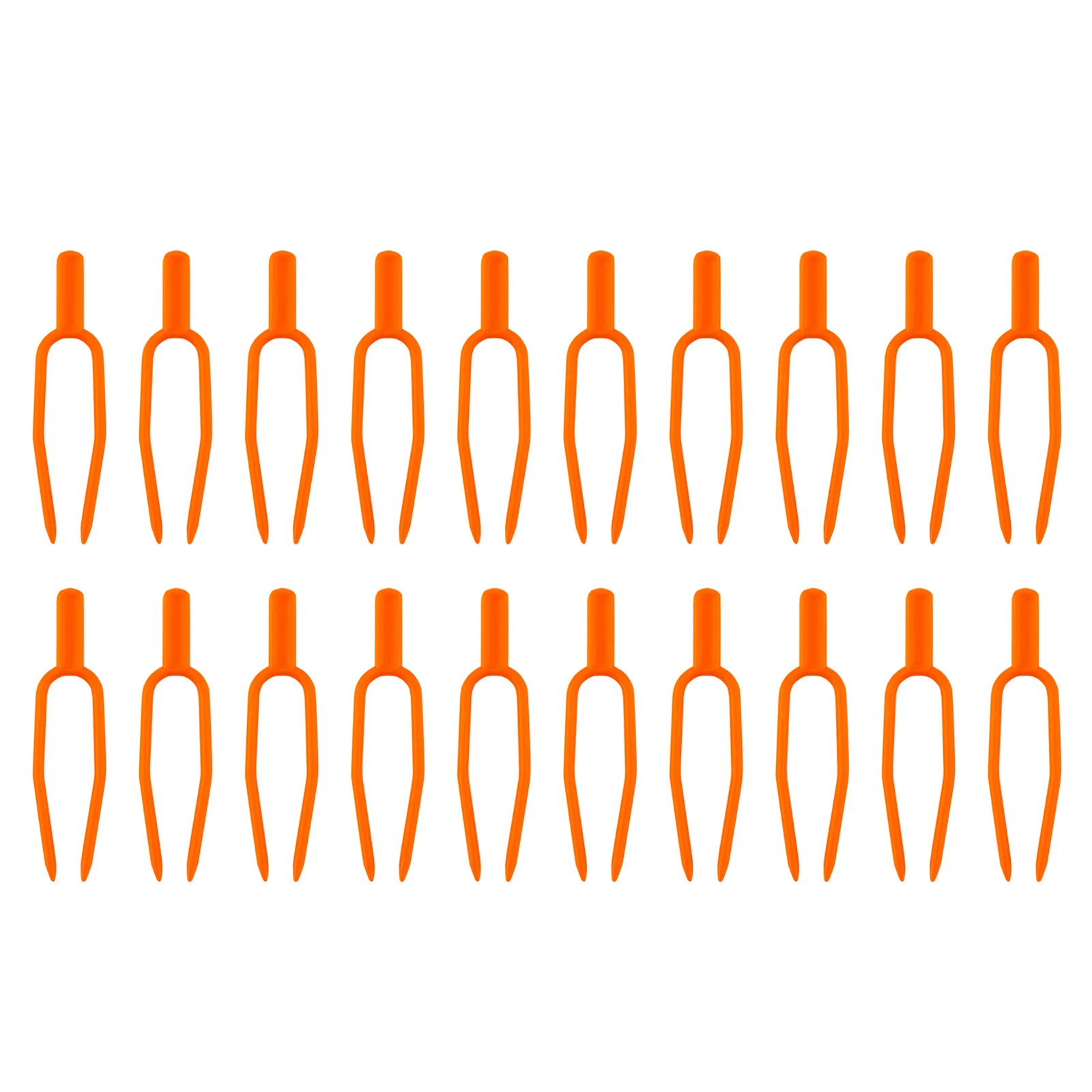 

Plastic High-quality Plant Clip Gardening Strawberry Fork 100pcs 100PCS/Set Orange Environmental Durable Fixed Fixture Clamps