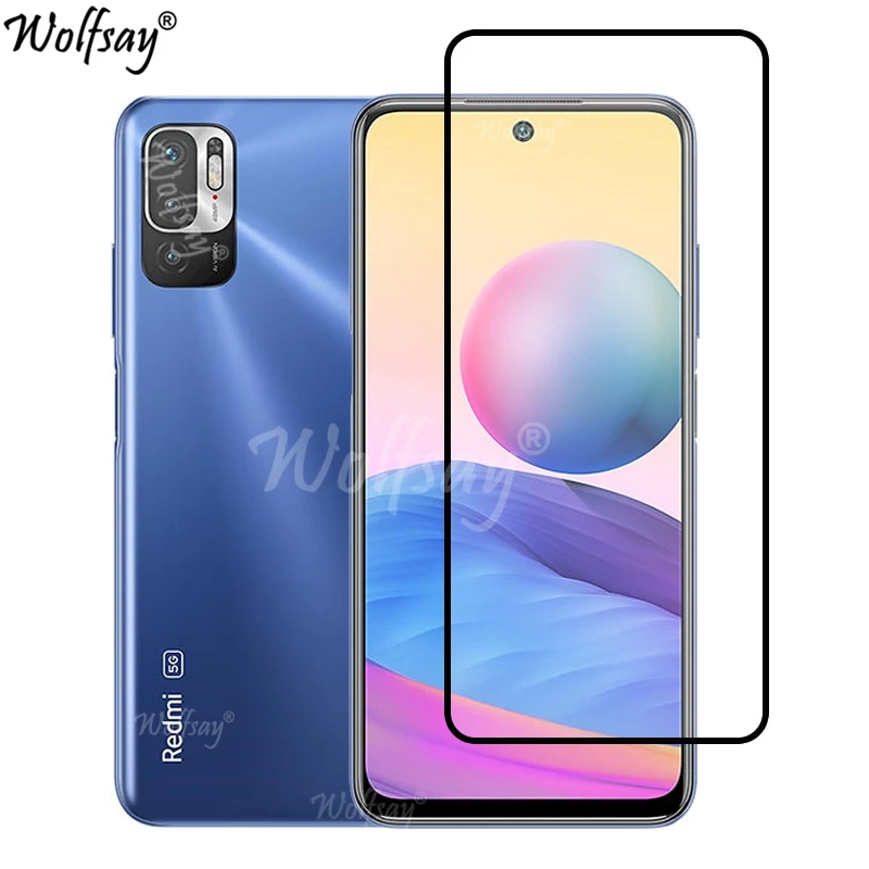 Protector de pantalla de vidrio templado para Xiaomi Redmi Note 10T, cristal de c&aacute;mara para Redmi Note 10T, 10S, 9T, 11 Pro-1