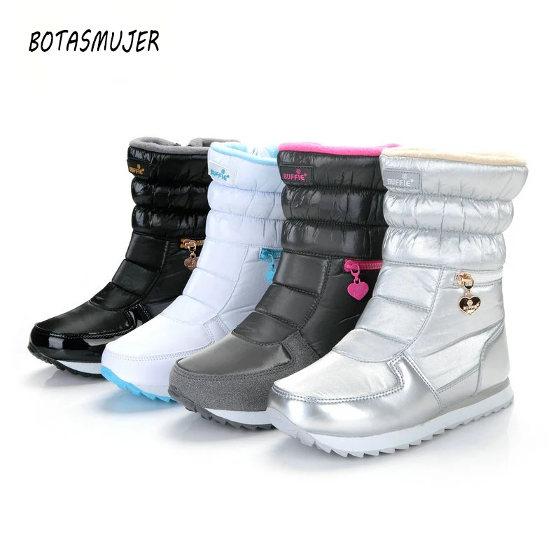 Зимние сапоги новинка 2020 теплые меховые плюшевые стельки женские зимние из флока