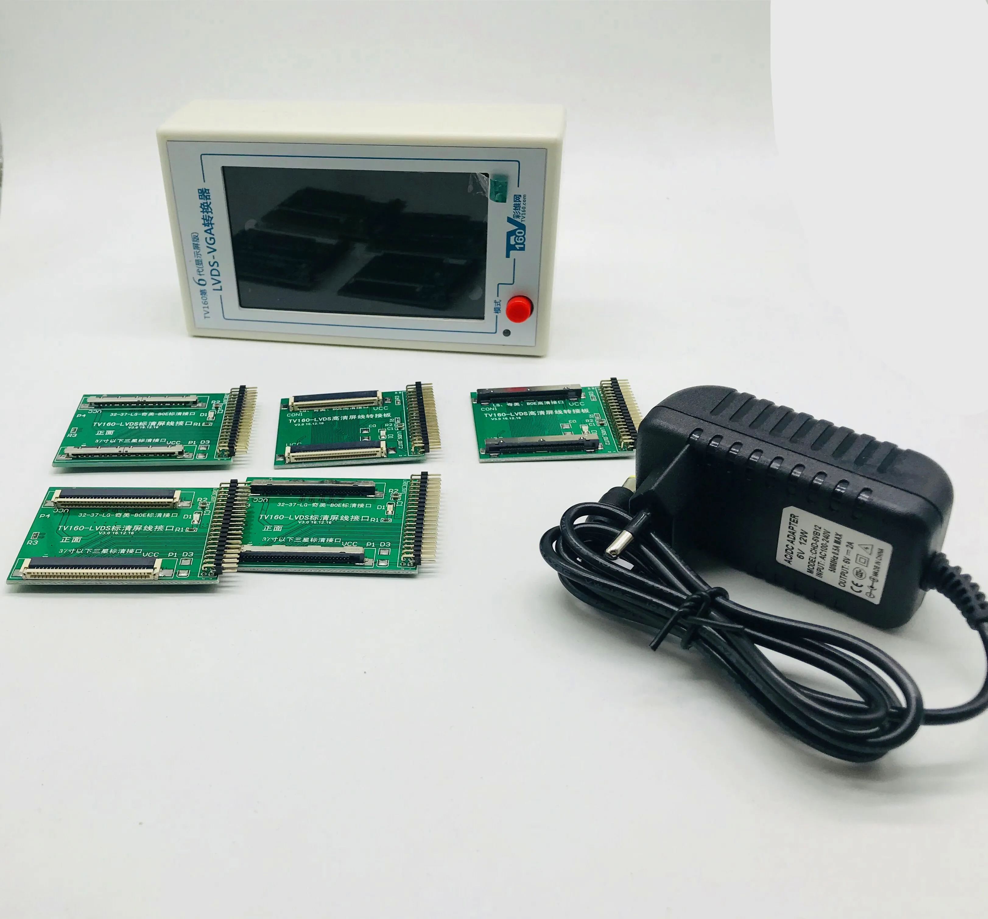 Официальный конвертер TV160 LVDS Turn VGA с поддержкой CRT жидкого ТВ дисплея тестер материнской платы инструмент + 5