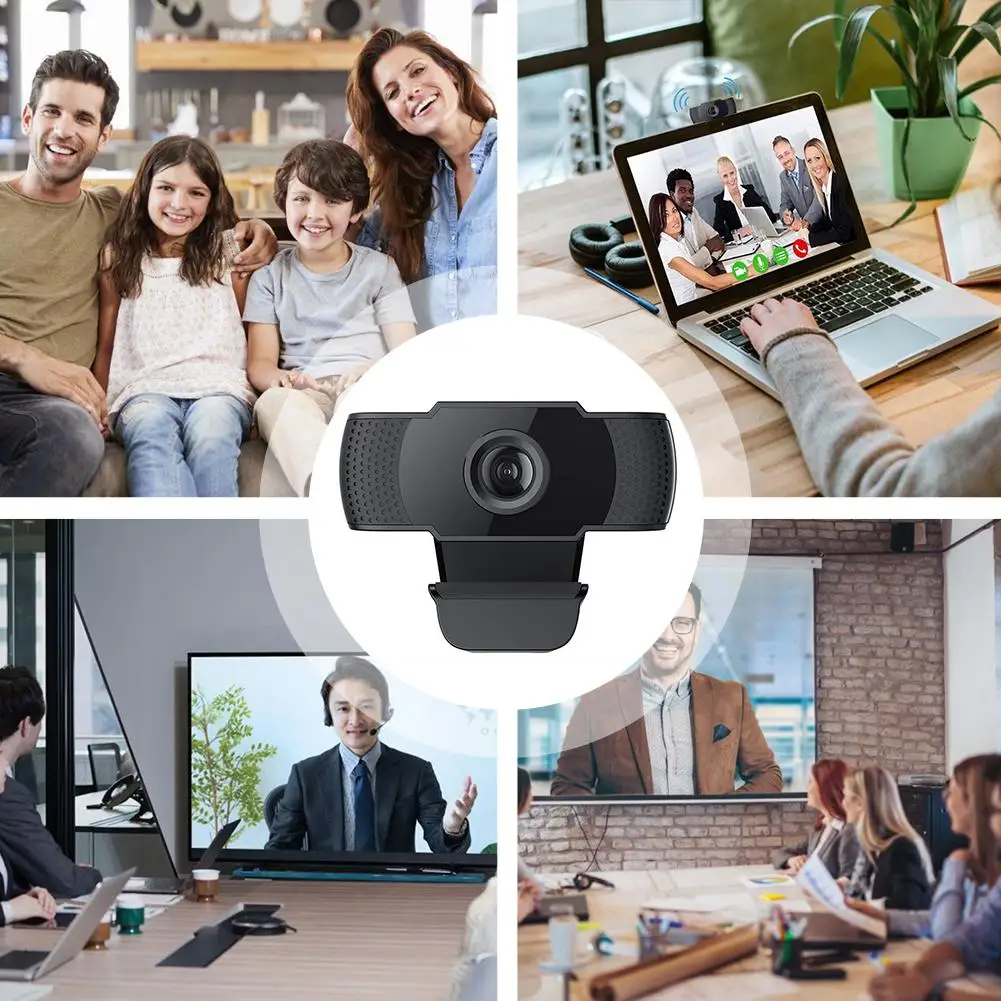 

C40 Computer Camera HD Pixel 1080P Autofocus 180 Degree Rotation With Built-in Microphone Computer Camera Automatic Color