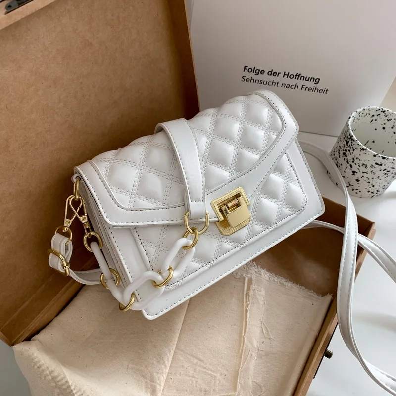 

Womens Handbags Style Women's 2021 New Fashion Messenger Versatile Shoulder Small Square Bag Purses