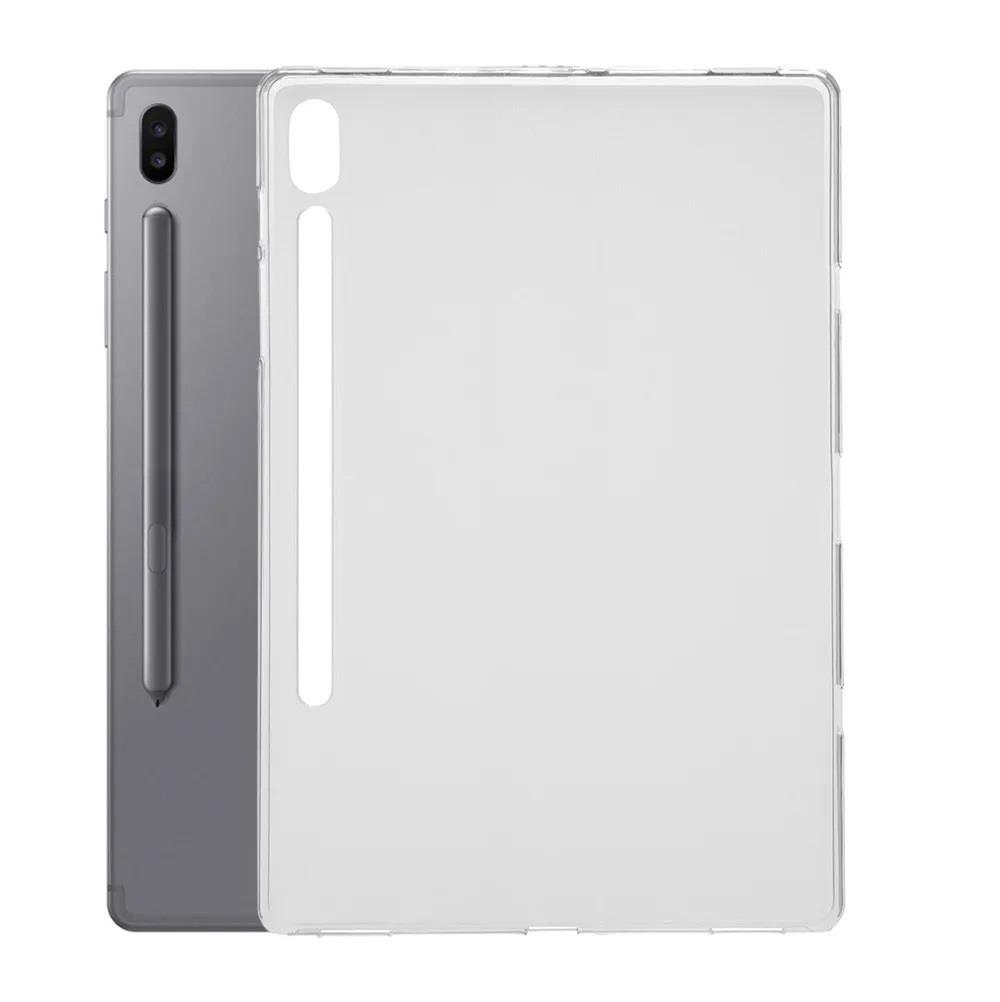Для Samsung Galaxy Tab S6 10.5in T860 T865 мягкий прозрачный TPU противоударный чехол Крышка для