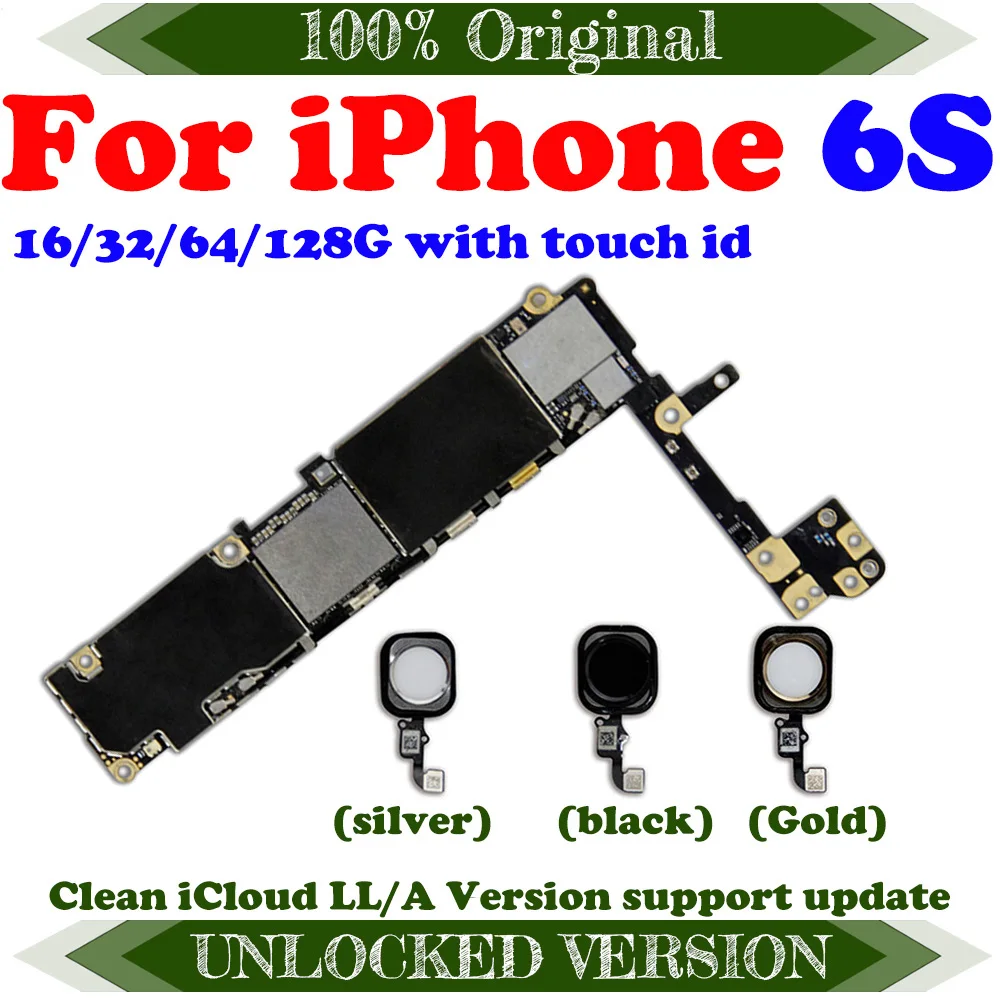 Материнская плата с распознаванием отпечатков пальцев логическая 16 ГБ 32 64 128