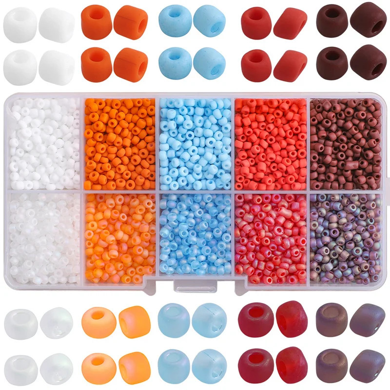 

3mm Glass Seed Beads Accessories Set For Bracelets 2021 Handmade Czech Charm Crystal Spacer Glass Beads For DIY Jewelry Making