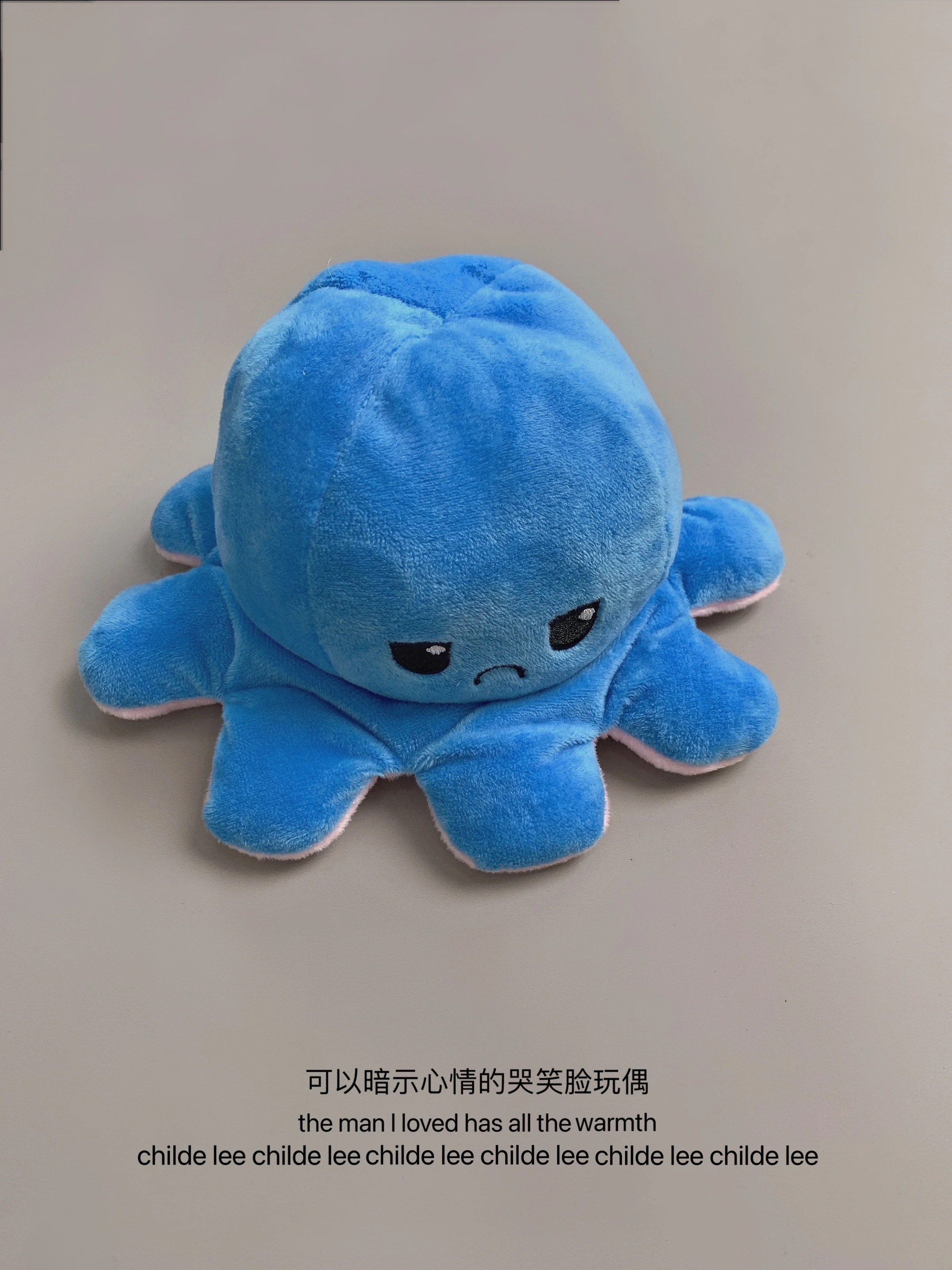 

Use it to indicate emotions when you're not happy! Angry octopus doll flip octopus on both sides for a gift