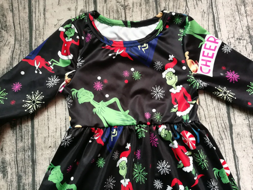 Оптовая продажа платье для малышей Рождественская одежда детей милое детское из