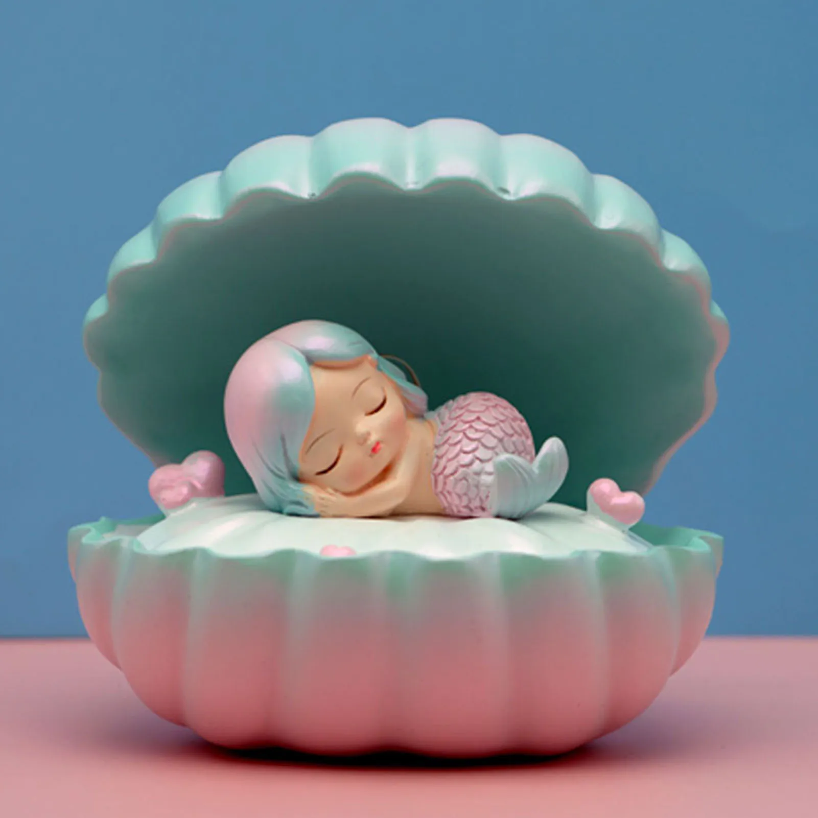 Оболочка ночной светильник украшения ручной росписью смолы Роман Ins ко Дню