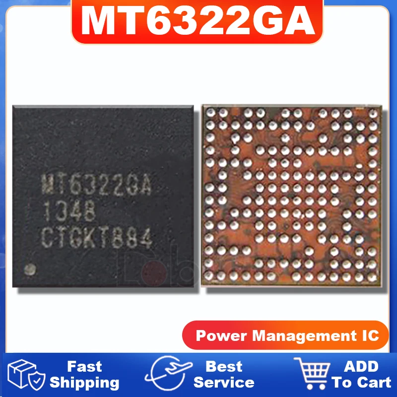 

1Pcs MT6322GA New Original Power IC BGA PM IC PMIC Power Management Supply Chip Integrated Circuits Chipset