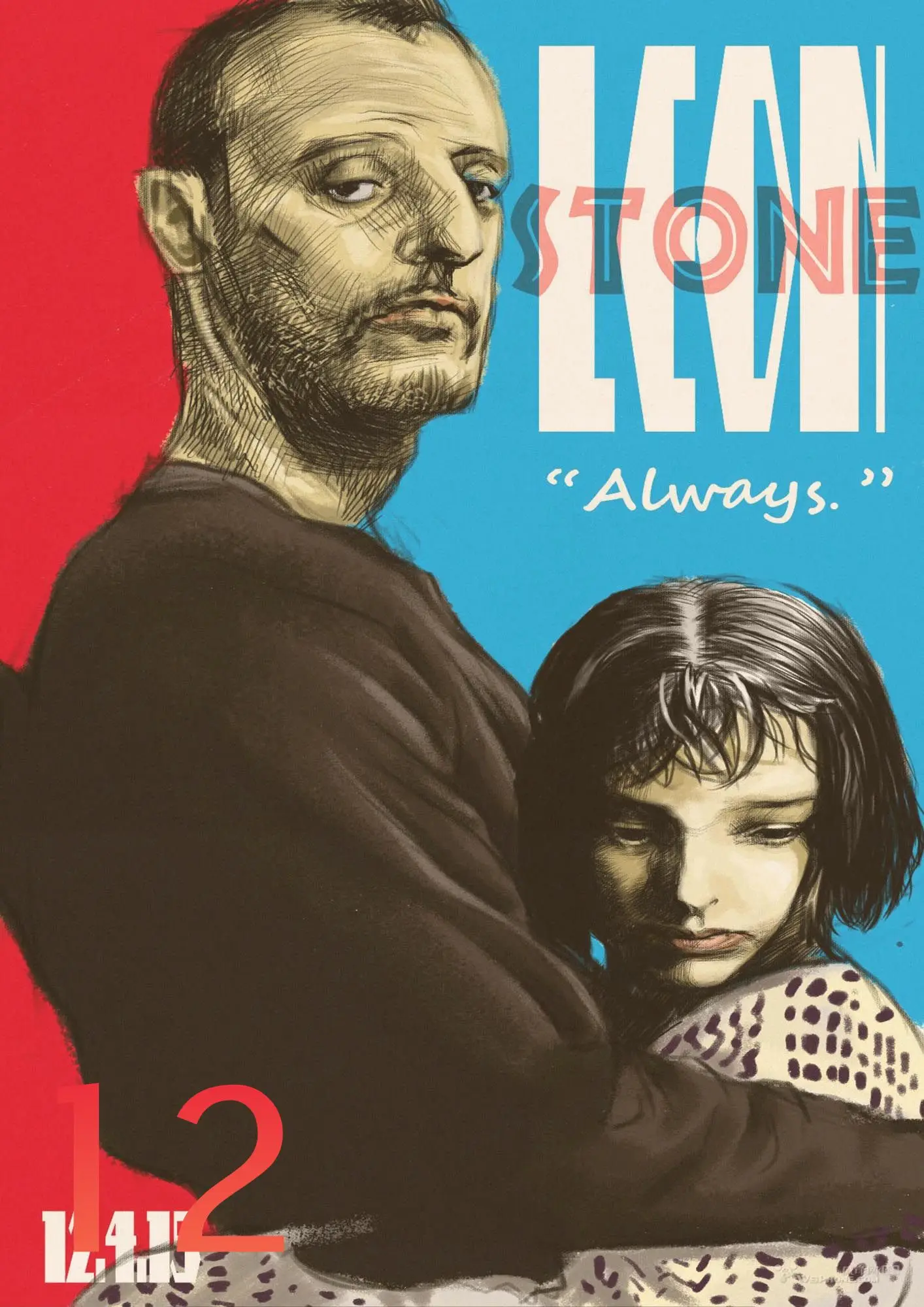 Идеальный JL Leon Профессиональный Домашний Ретро плакат крафт рисунок ядро наклейки на стену LEON01