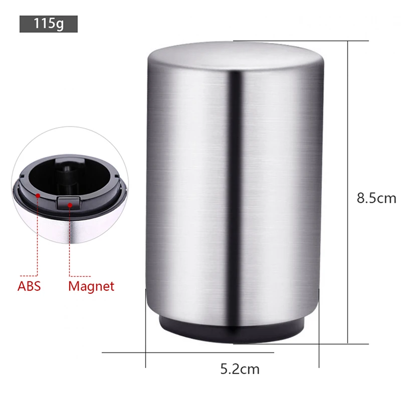 

Automatic Beer Bottle Opener Magnet Juice Drinking Cap Openers Kitchen Creative Stainless Steel Beverage Bottles Magnetic Bar Wi