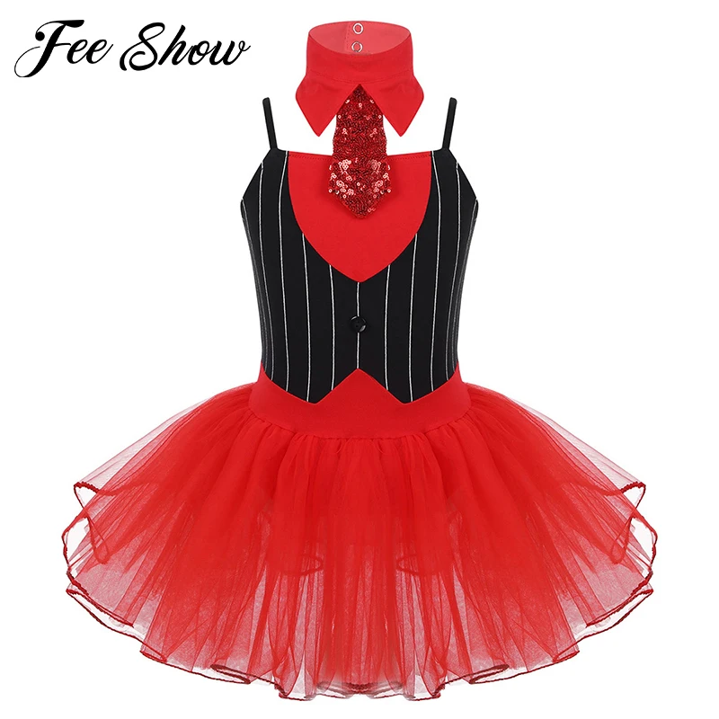 Детский танцевальный сценический костюм для рождественской вечеринки