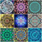 MomoArt алмазная живопись мандала цветок полная дрель квадратная Алмазная вышивка 5D Сделай Сам Вышивка из бисера Мозаика Искусство домашний декор