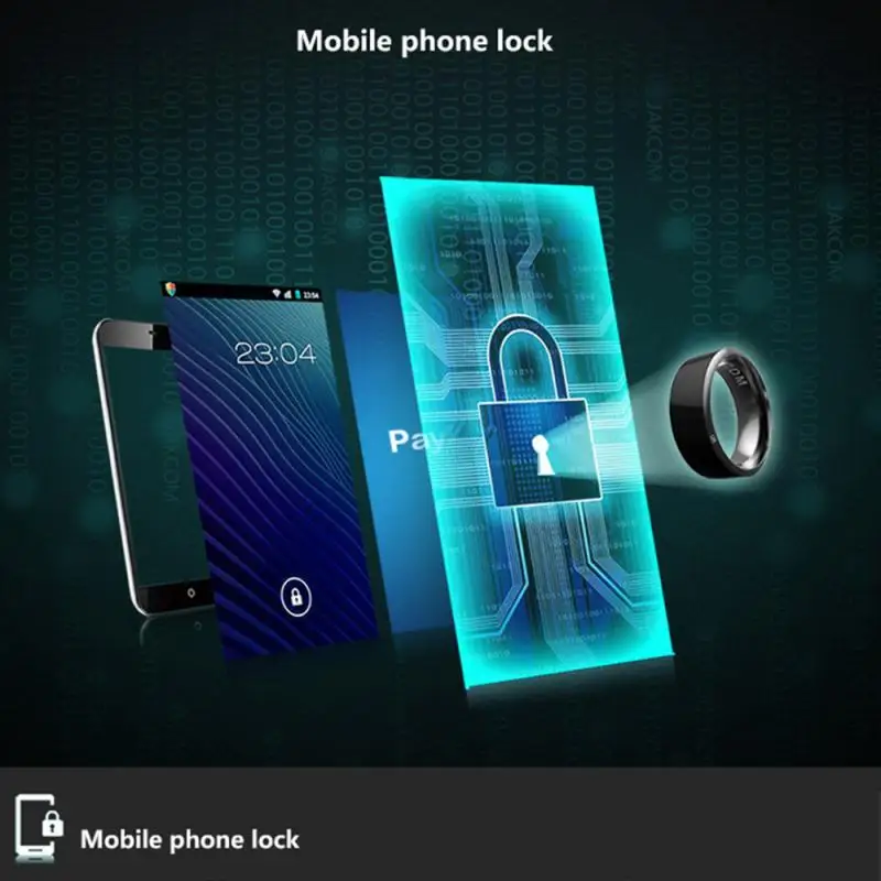 Смарт кольцо на палец водонепроницаемое с NFC|Смарт-аксессуары| |