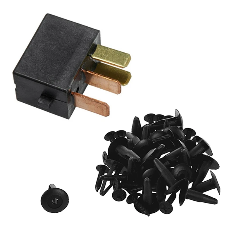 25 шт. Пластик заклепки застежка-молния для автомобильного бампера пуш-ап зажимы с