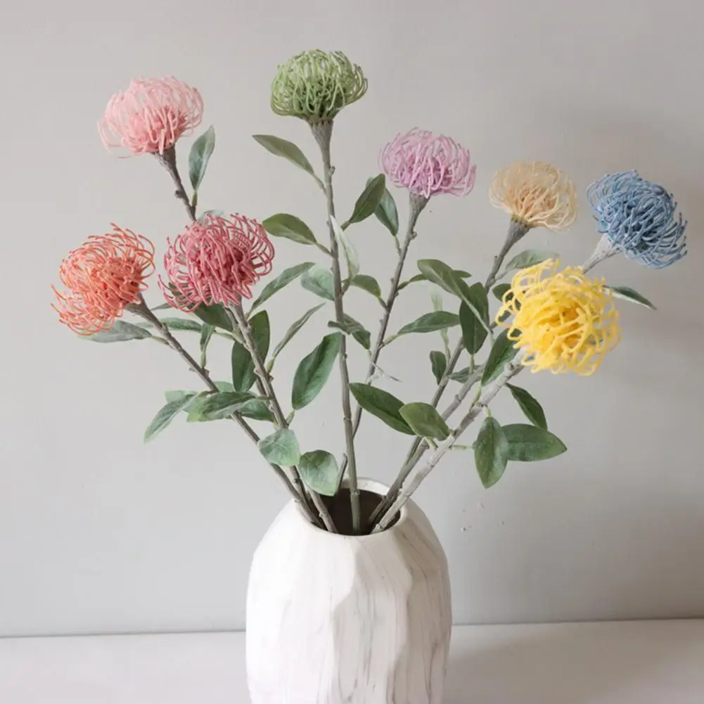 

Widely Use Single Head Hydrangea Artificial Flower Wedding Ornament Colorful Simulation Flower Nice-looking for Indoor