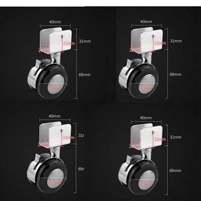 4 Pieces(20 mm) 2 шт., детская кроватка, колесики для кроватки, сменные ролики для мебели, бесшумные, с тормозным столом, роликовые литые ролики, литые ролики, 2 дюйма - Цвет: 4 Pieces(20 mm)