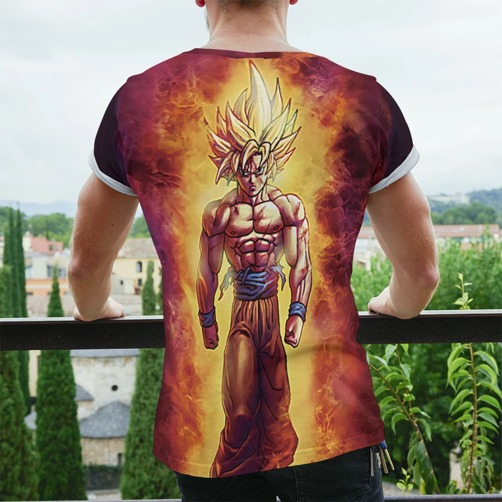 Футболка Мужская/женская с круглым вырезом модная рубашка 3d принтом драконий