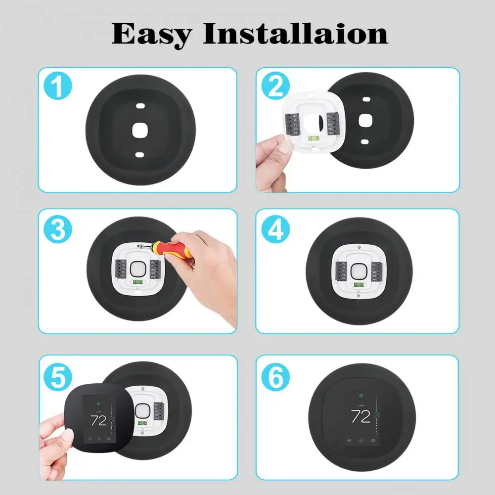Защитный чехол прочный пыленепроницаемый силиконовый смарт-термостат настенная