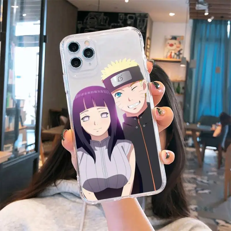 

anime cartoon aesthetic naruto Phone Case Transparent soft For iphone 5 5s 5c se 6 6s 7 8 11 12 plus mini x xs xr pro max