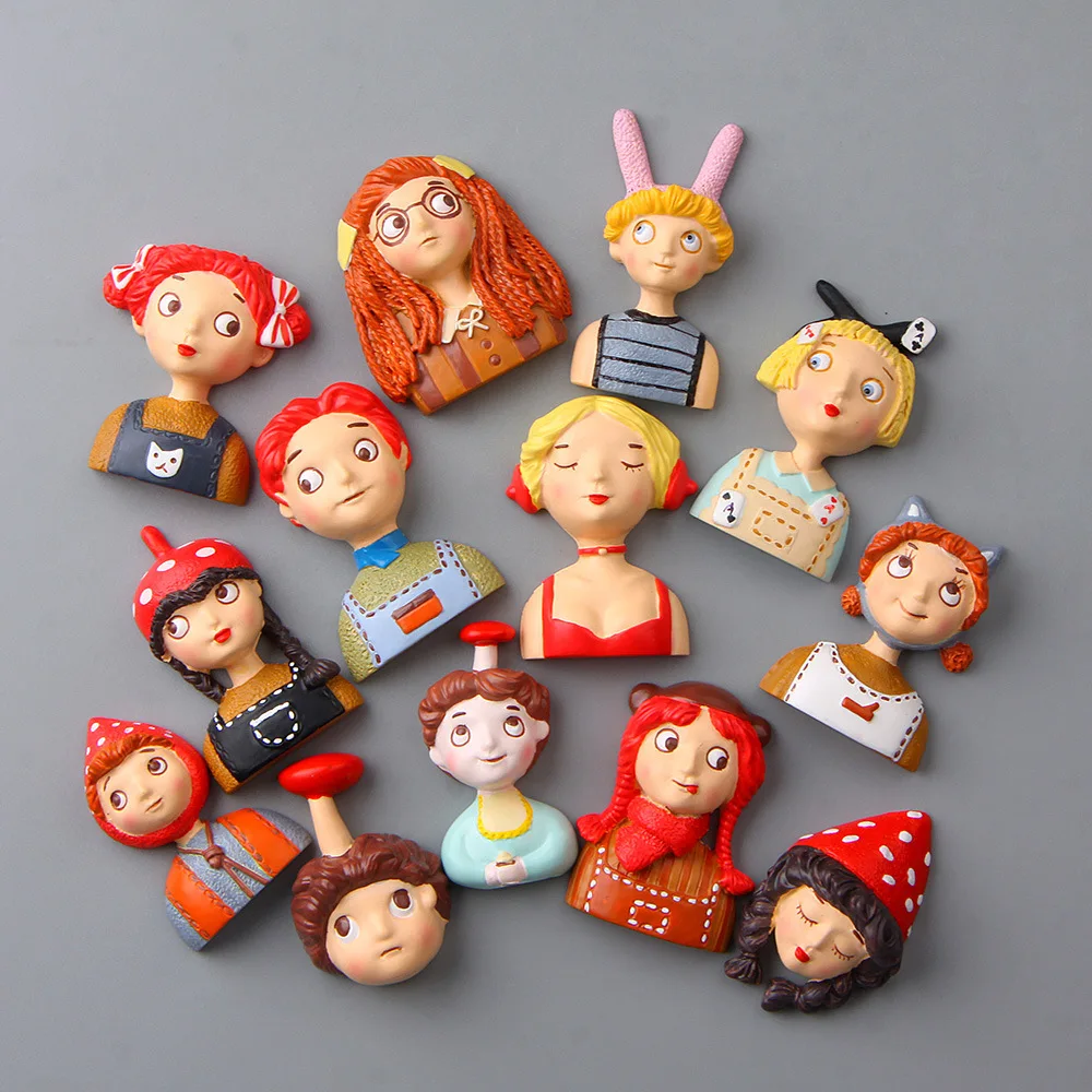 Флуоресцентные магниты на холодильник для мужчин и женщин|Игровые фигурки