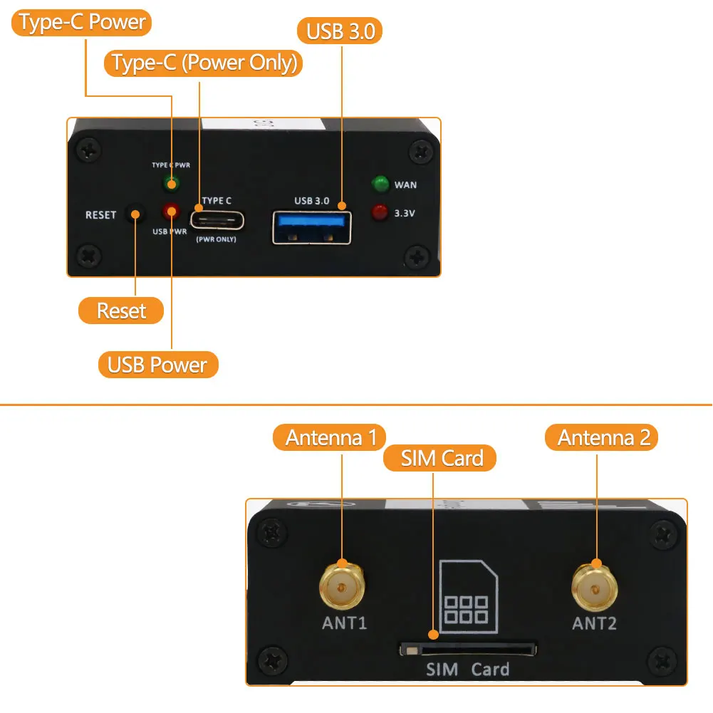 M.2 к USB 3 0 адаптер Антенна B Ключ NGFF беспроводной конвертер с сим-картой слотдля SIM