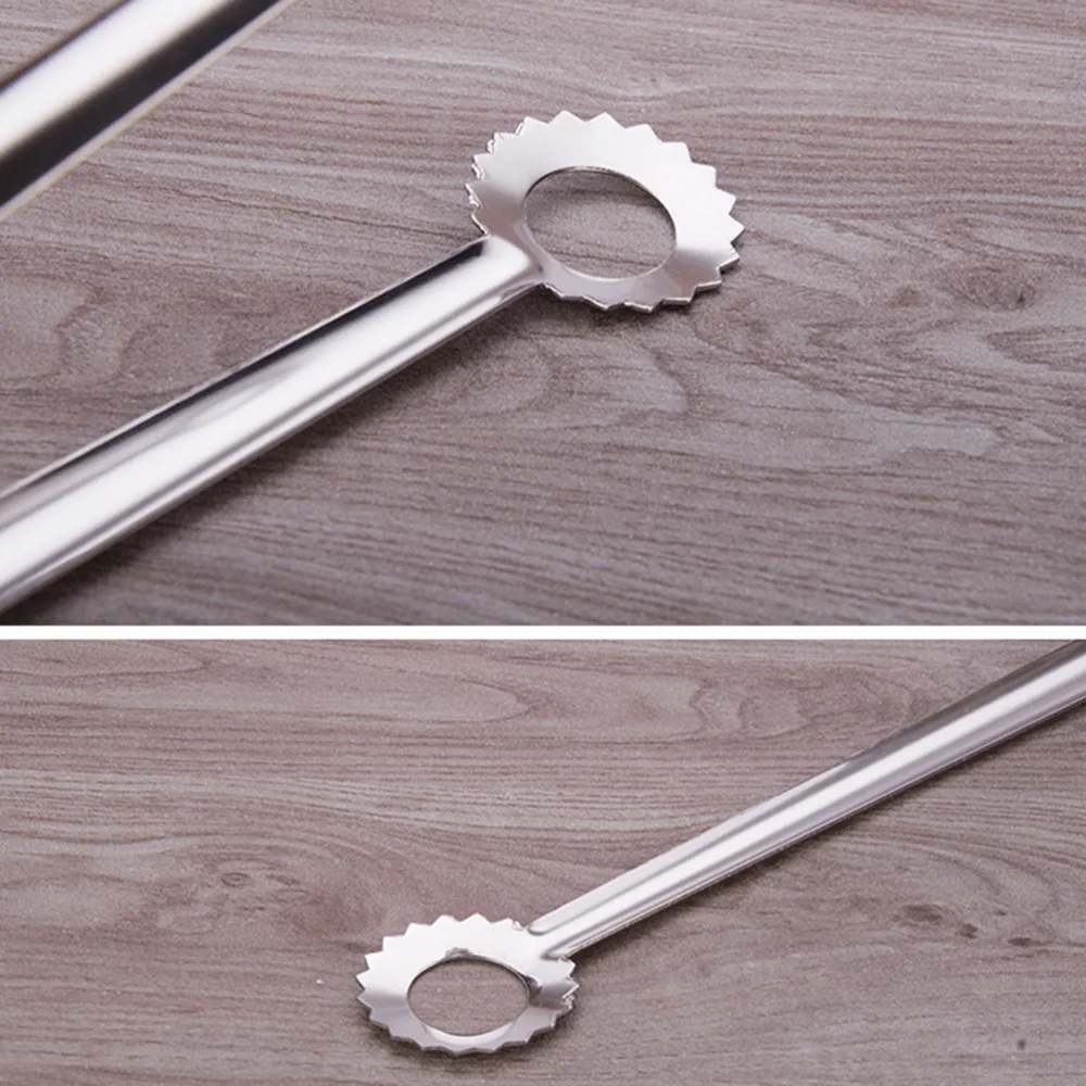

Stainless Steel European-style Food Clip Multifunction Bread Tong Kitchen Serving Tongs for Ice Barbecue Bread Salad