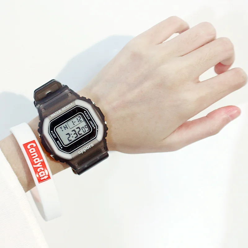 Женские часы спортивные для девочек простые модные детские студенческие