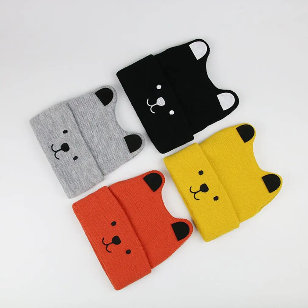 

Baby Kids Cute Cartoon Hats Girls Boys Spring Autumn Winter Ear Knitted Cotton Beanie Cap Newborn Baby Soft Knitting Beanie Caps