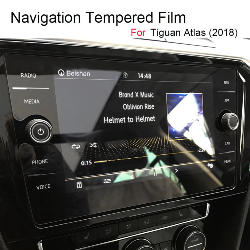 Замена автомобиля gps 8 дюймов навигации экран протектор Закаленное стекло