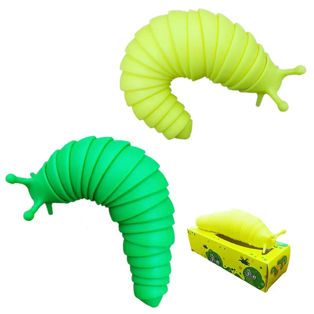 

Fashion Fingertip Snail Toy Slug Decompression Toy Metal Slug Brain Game Metal Slug Fidget Toy 2022 Christmas Fidget Toy Gift