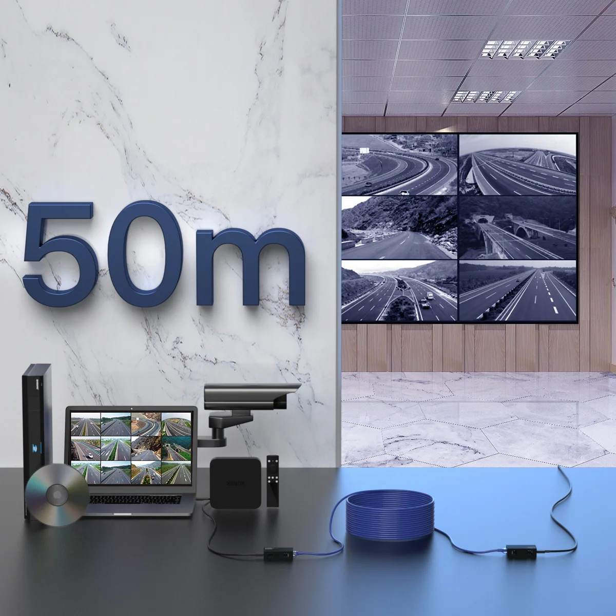 HDMI удлинитель 50 м сплиттер TX/RX над одним Cat6 RJ45 Ethernet кабель до 197 футов с 1080P 3D HT202P|hdmi