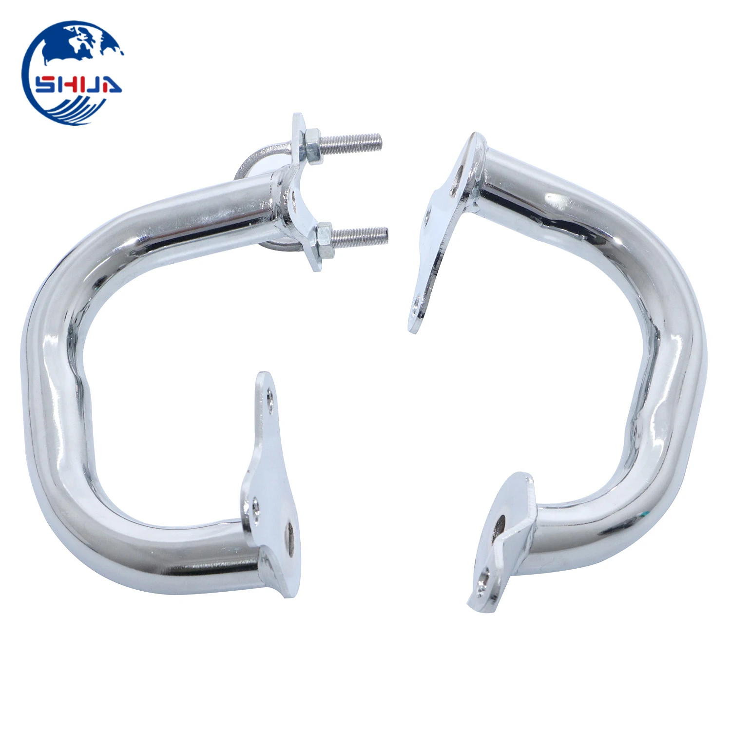 Chrome L/R Crash Bars Engine Guard Rail Motor Fence Bumper Front Side Protector For Honda Nighthawk CB750 1993 - 2011 | Автомобили и