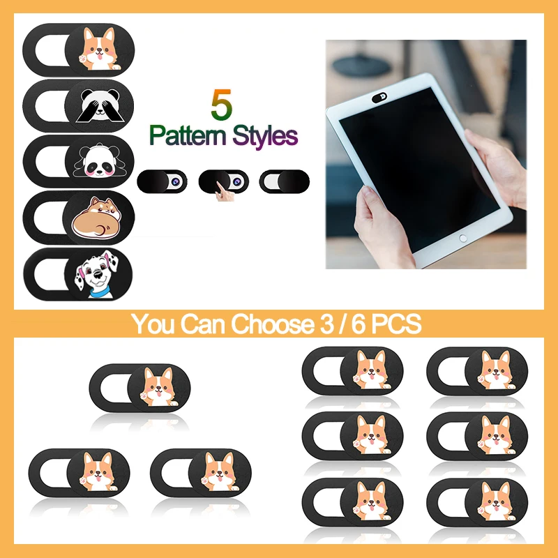 Крышка для веб-камеры универсальная противошпионская камеры iPad смартфона