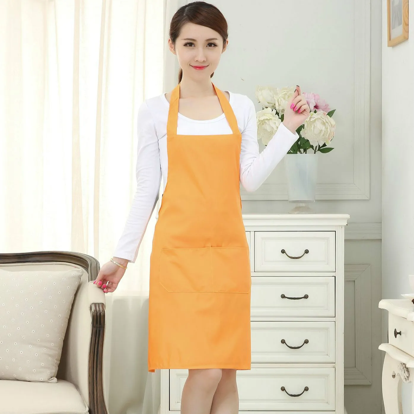 2020 простота Кухня фартук женщина Для мужчин шеф-повар официант стулья для кафе