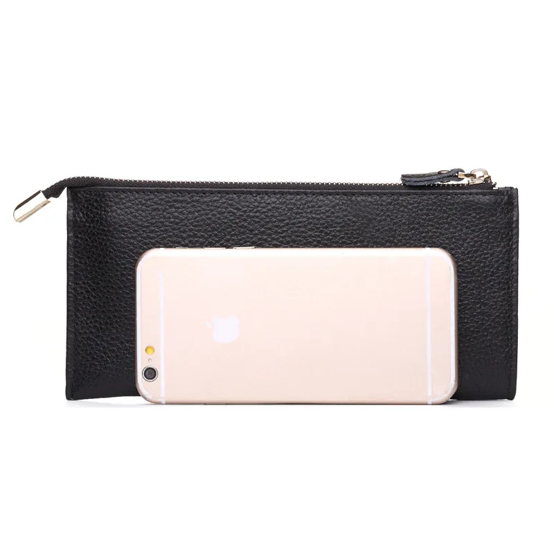 

Leather Wallet New Leisure Ladies Wallet Slim Litchi Wallet Women