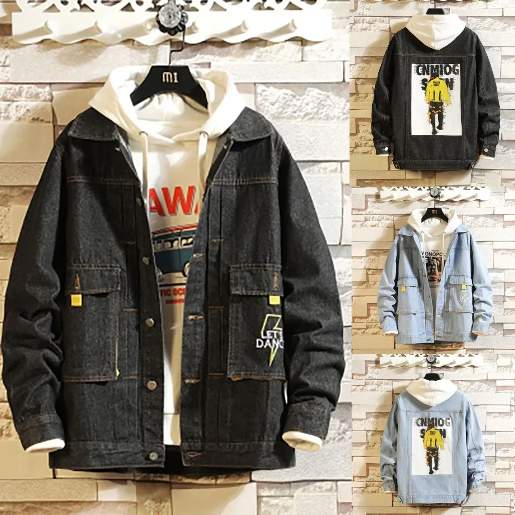 Модная мужская Осенняя Новая модная повседневная верхняя одежда трендовая