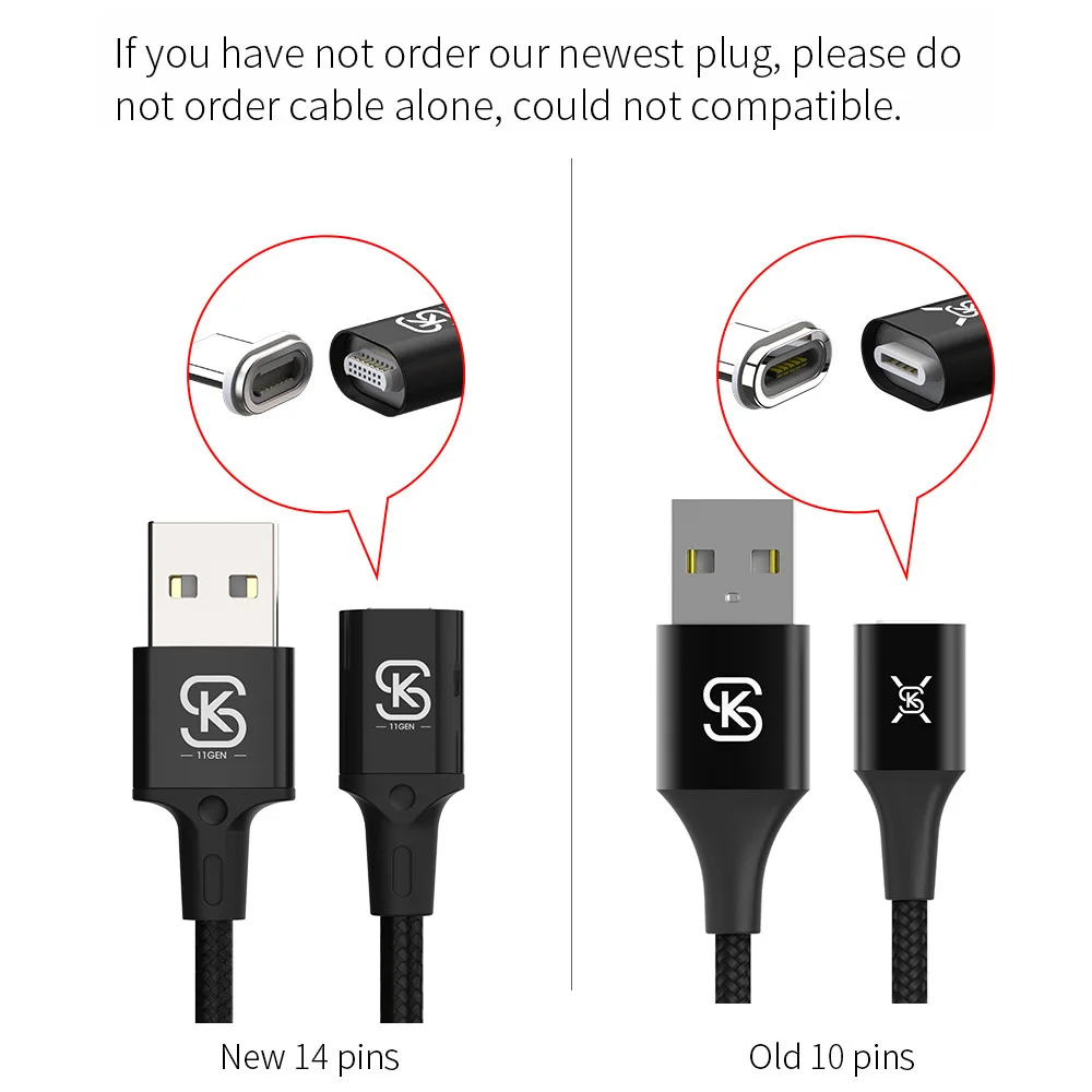 Автомобильные магнитные usb кабели для зарядки 5 А Тип C Сверхбыстрый QC 4 0 Huawei p20 lite