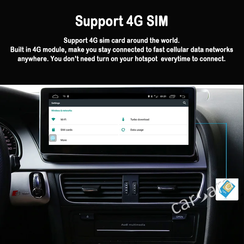 4 + 64G Android блок стерео дисплей система для Q5 SQ5 2009 2016 с Audi концерта/Симфония радио GPS