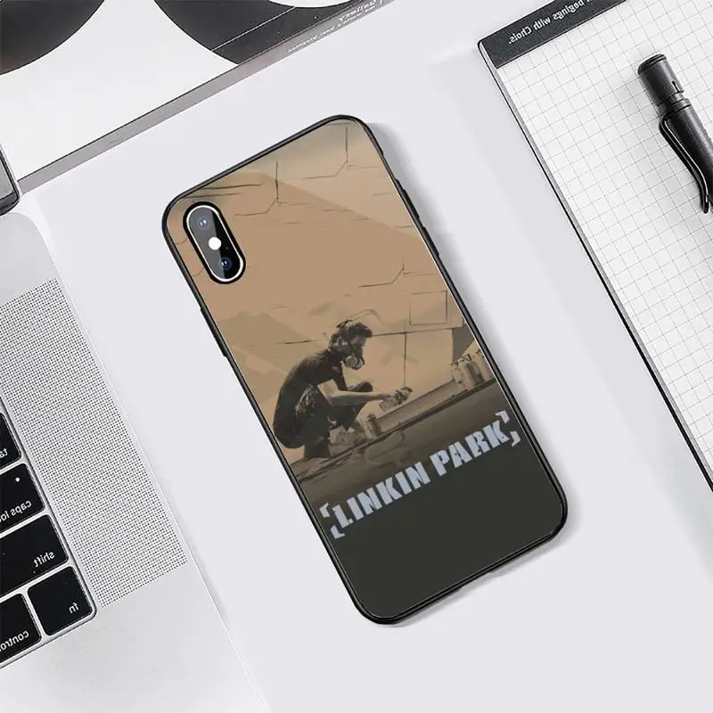 

linkin Rock and park Phone Case Tempered glass For iphone Samsung S note 7 8 9 10 11 12 X XS XR MAX edge e plus pro