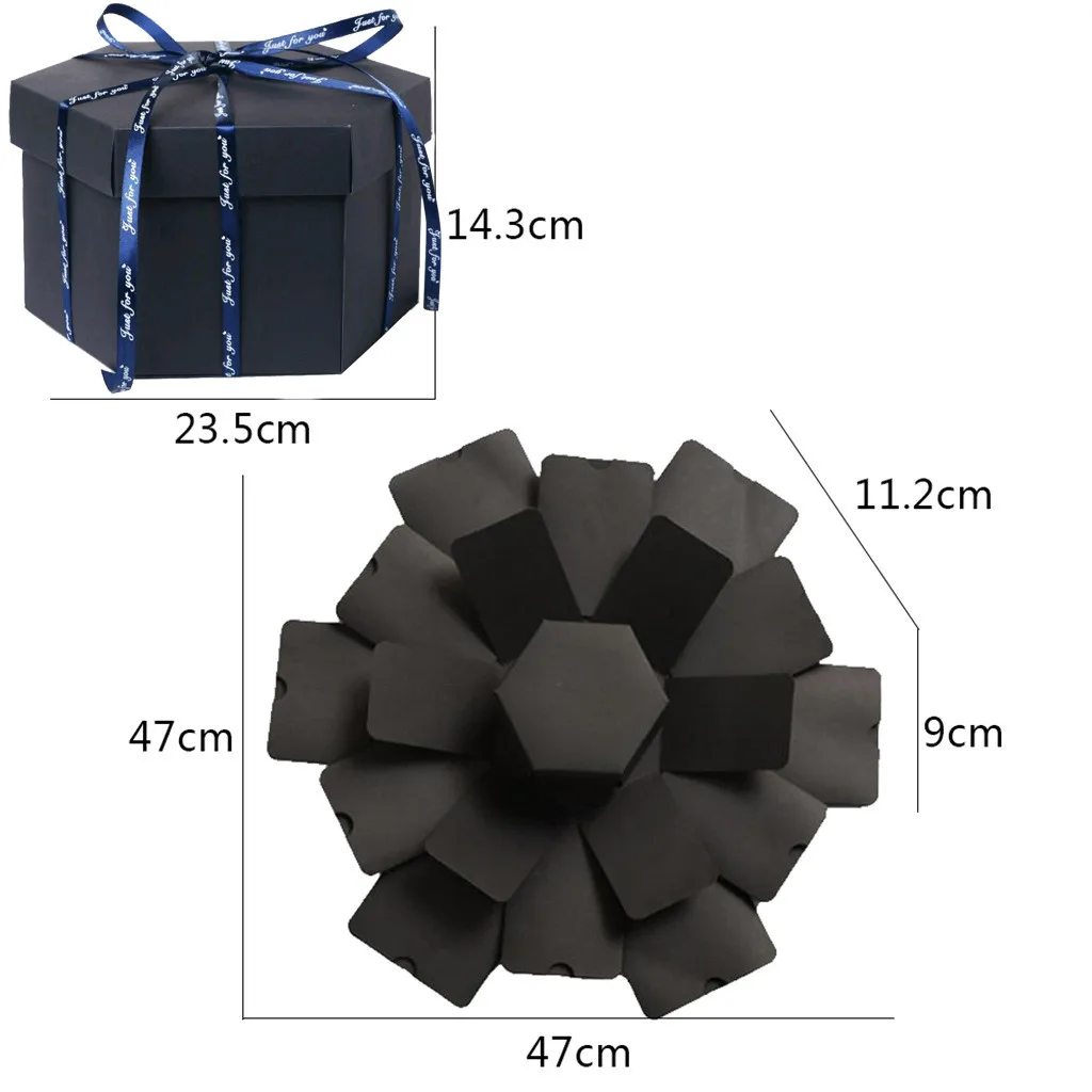 Фотоальбом сюрприз коробка для свадьбы любовь память складной многослойный