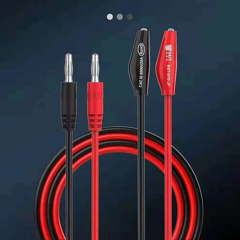 Зажимы типа крокодил для мультиметра 104 см 1 пара | Инструменты