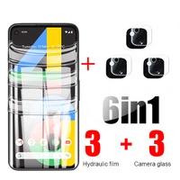 hydrogel film for google pixel 4a 5g glass protective full cover camera on pixel4a 5 pixe 6 lens screen protector safety film
