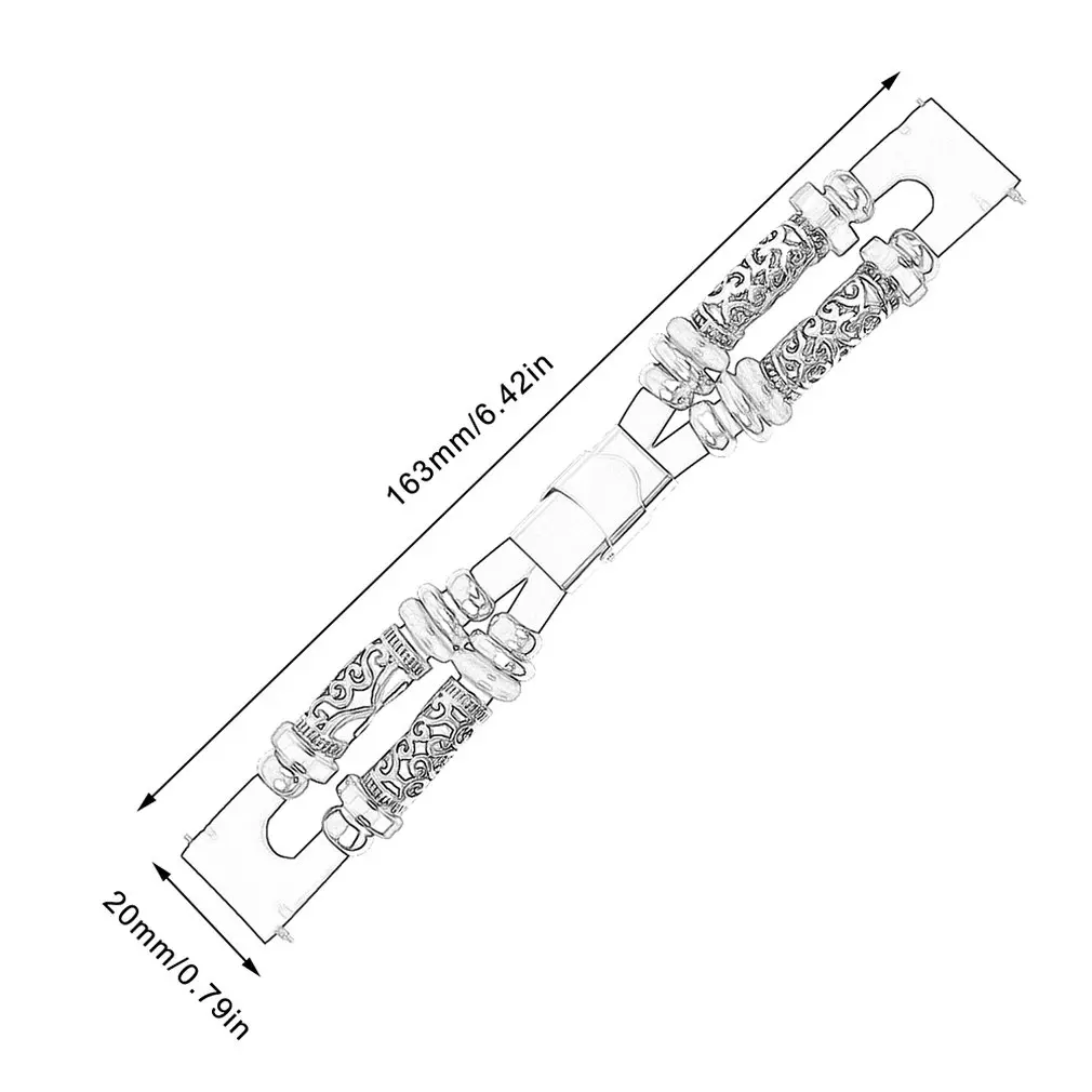 

Fashionable Personality Watchband Wrist Strap Universal Personality Retro Diy Strap For Amazfit Gts Watch